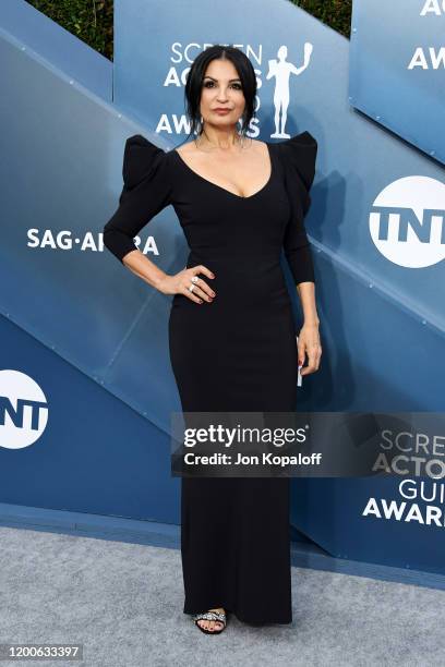 Kathrine Narducci attends the 26th Annual Screen Actors Guild Awards at The Shrine Auditorium on January 19, 2020 in Los Angeles, California.