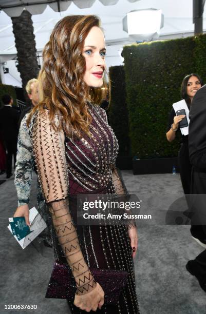 Alexis Bledel attends the 26th Annual Screen Actors Guild Awards at The Shrine Auditorium on January 19, 2020 in Los Angeles, California.