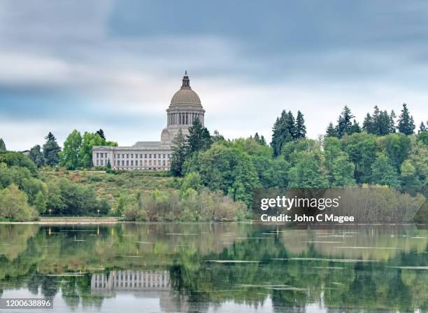 washington state capital building - olympia stock pictures, royalty-free photos & images