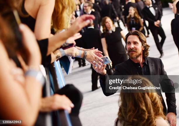 Actor Christian Bale attends the 26th annual Screen Actors Guild Awards at The Shrine Auditorium on January 19, 2020 in Los Angeles, California.