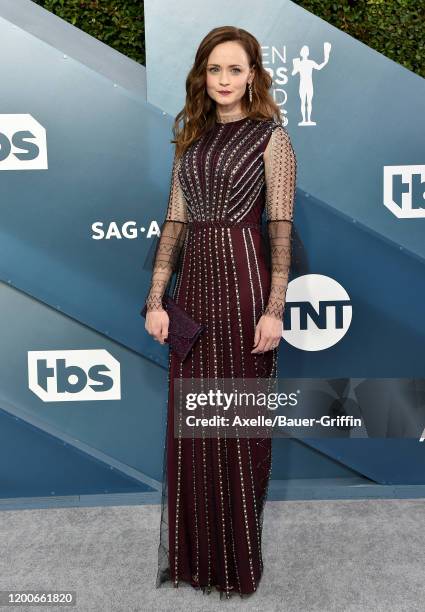 Alexis Bledel attends the 26th Annual Screen Actors Guild Awards at The Shrine Auditorium on January 19, 2020 in Los Angeles, California.