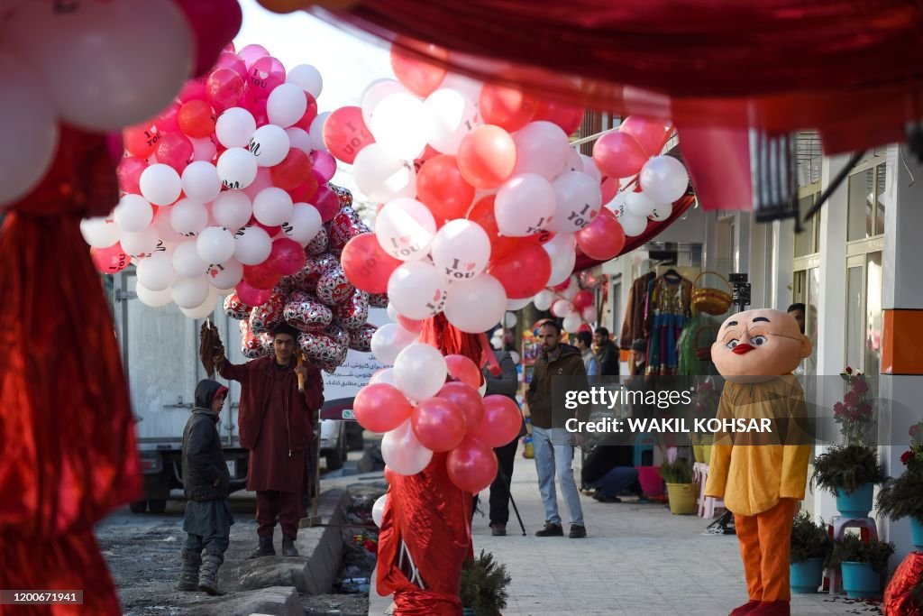 AFGHANISTAN-SOCIETY-VALENTINES