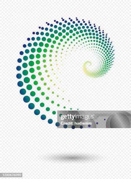 vector swirl dots pattern - wavy dot pattern vector stock illustrations