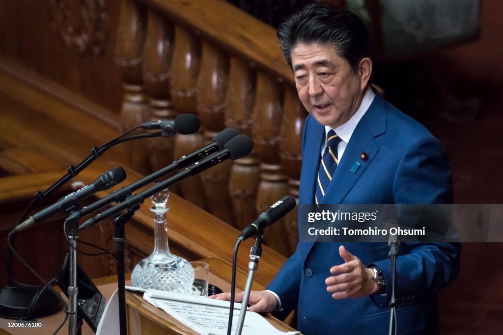 Japanese Emperor Naruhito Attends Opening of The National Diet Session