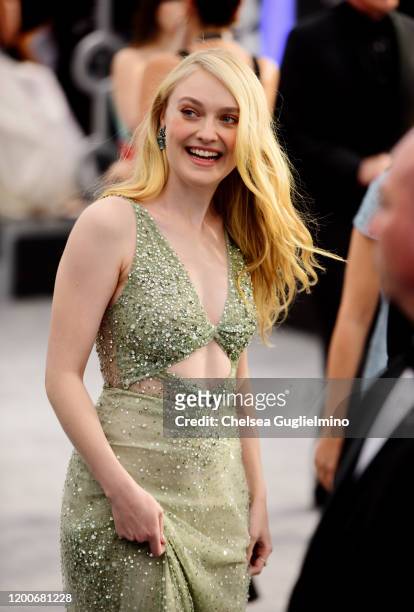 Actress Dakota Fanning attends the 26th annual Screen Actors Guild Awards at The Shrine Auditorium on January 19, 2020 in Los Angeles, California.