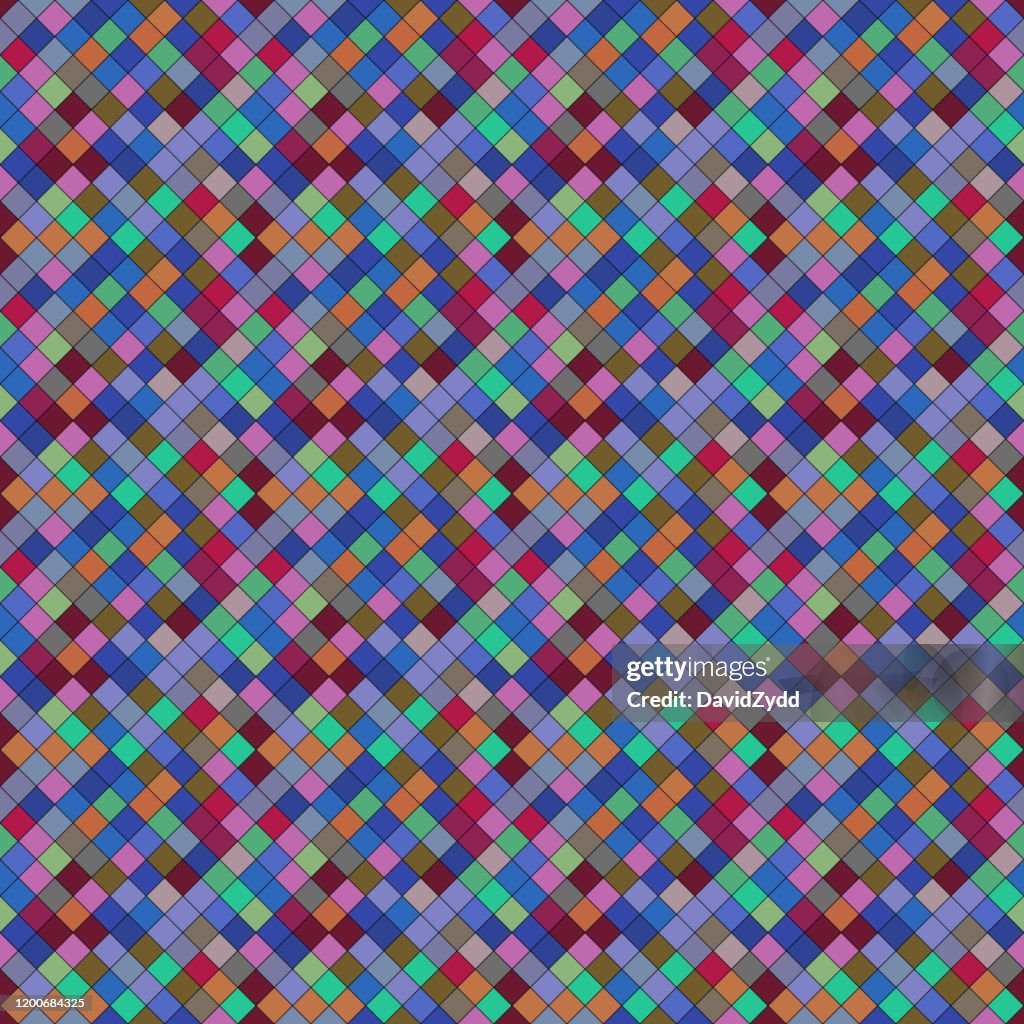 Multicolored Square Pattern Background Pastel Abstract Vector Design ...
