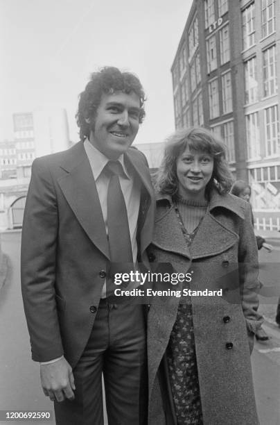 British politician Peter Hain and his wife Patricia Western, March 1976.