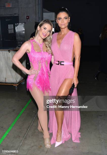 Kimberly Dos Ramos, Chiquinquirá Delgado at Mira Quien Baila All Stars at Univision Studios in Miami, FL on January 19, 2020.