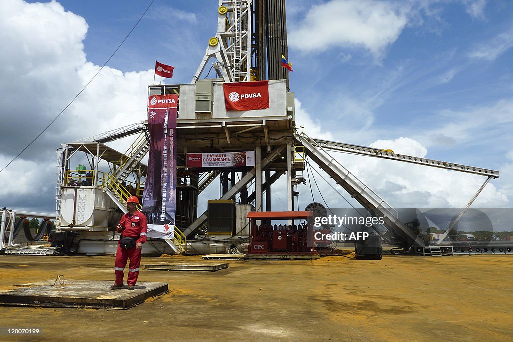 An oil well operated by Venezuela's stat