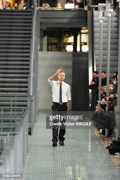 Fashion designer Matthew Williams walks the runway during the 1017 Alyx 9SM Menswear Fall/Winter 2020-2021 fashion show as part of Paris Fashion Week...