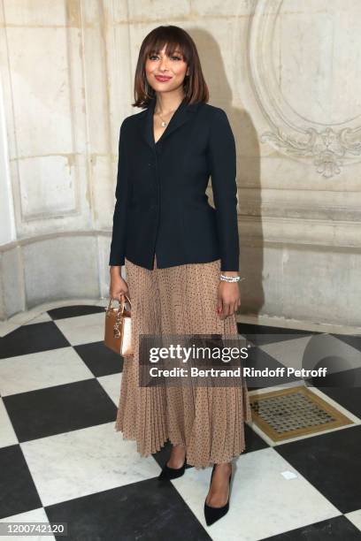 Kat Graham attends the Dior Haute Couture Spring/Summer 2020 show as part of Paris Fashion Week on January 20, 2020 in Paris, France.