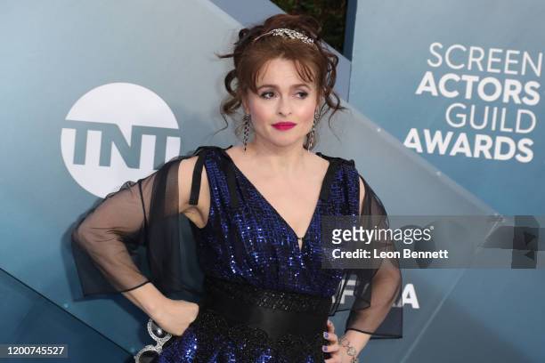 Helena Bonham Carter attends 26th Annual Screen Actors Guild Awards at The Shrine Auditorium on January 19, 2020 in Los Angeles, California.