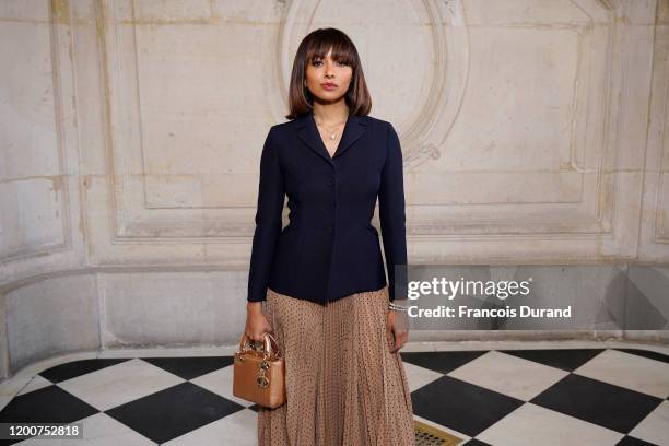 Kat Graham attends the Dior Haute Couture Spring/Summer 2020 show as part of Paris Fashion Week on January 20, 2020 in Paris, France.