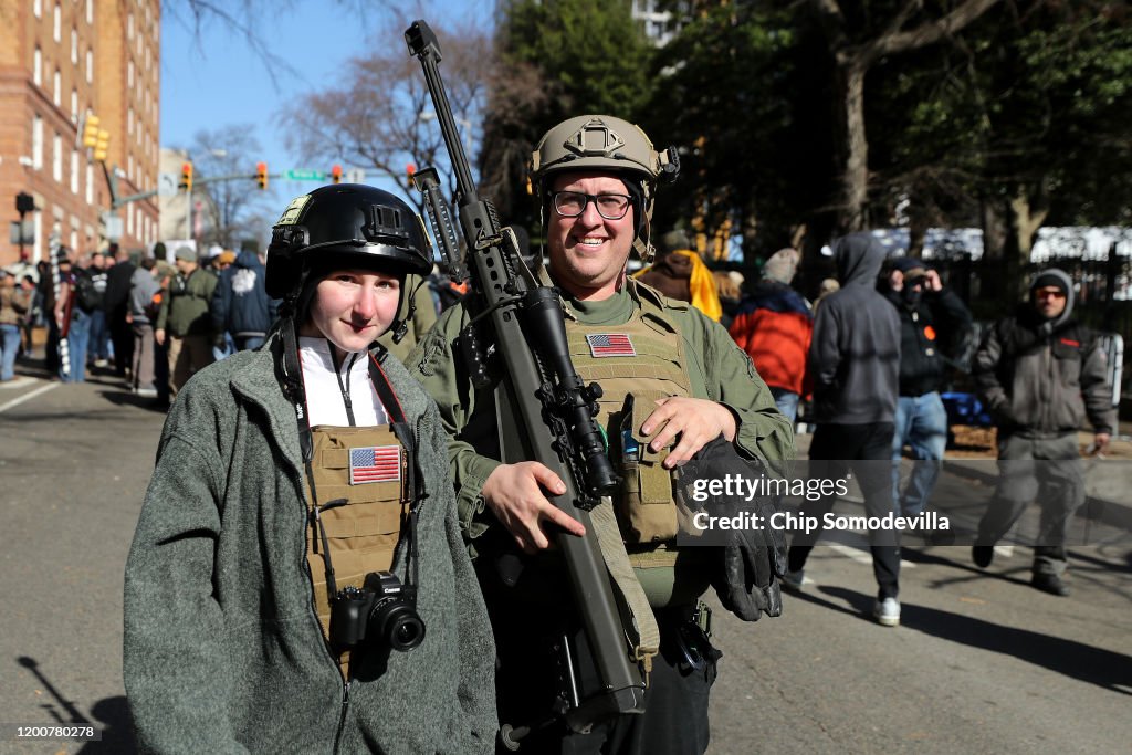 Gun Rights Advocates From Across U.S. Rally In Virginia's Capital Against Gun Control Legislation