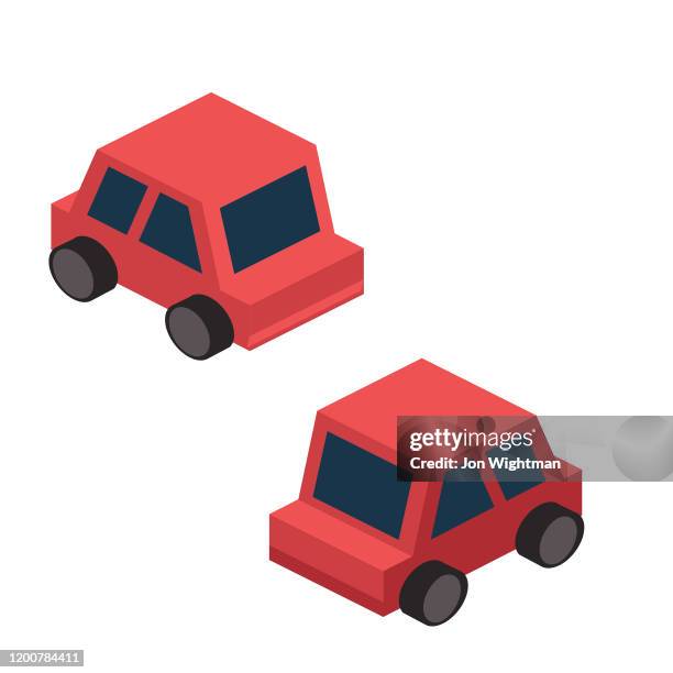 Birds Eye View Of Car High Res Illustrations - Getty Images