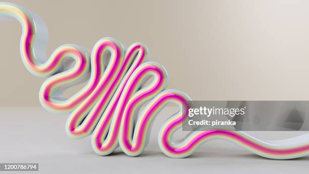 squeezed abstract flexible shape - flexibility abstract stock pictures, royalty-free photos & images