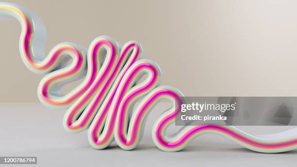 squeezed abstract flexible shape - resilience concept stock pictures, royalty-free photos & images