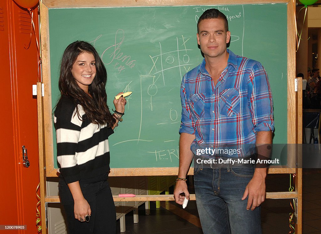 Mark Salling And Shenae Grimes Kick Off Old Navy's "Lucky Lockerama" Event