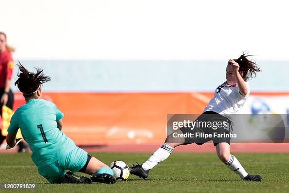 Jonna Brengel Of Germany Battles For The Ball With Emma Francart Of jonna-brengel-of-germany-battles-for-the-ball-with-emma-francart-of