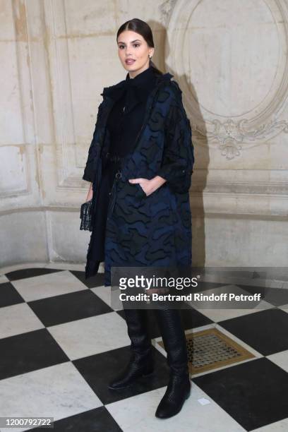 Camila Queiroz attends the Dior Haute Couture Spring/Summer 2020 show as part of Paris Fashion Week on January 20, 2020 in Paris, France.