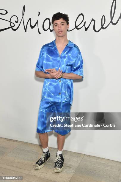 Jacob Bixenman attends the Schiaparelli Haute Couture Spring/Summer 2020 show as part of Paris Fashion Week on January 20, 2020 in Paris, France.