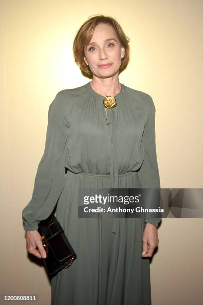 Kristin Scott Thomas attends the aftershow dinner for the Dior Haute Couture Spring/Summer 2020 show as part of Paris Fashion Week on January 20,...