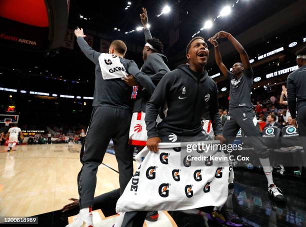 Toronto Raptors Bench 269 Kyle Lowry C Stock Photos, High-Res Pictures, and Images - Getty Images