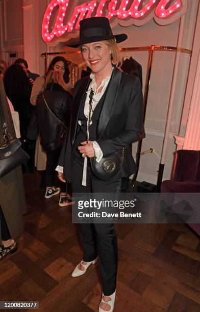Alice Temperley attends the Temperley London presentation during London Fashion Week February 2020 at on February 14, 2020 in London, England.