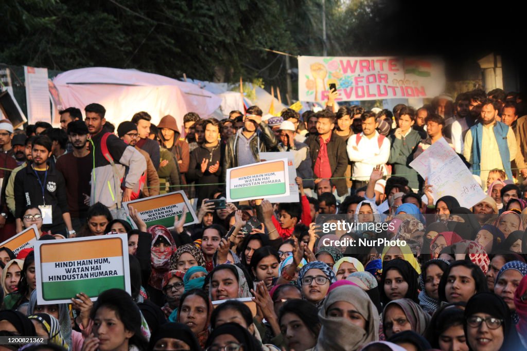 Protesters At Jamia Millia Islamia