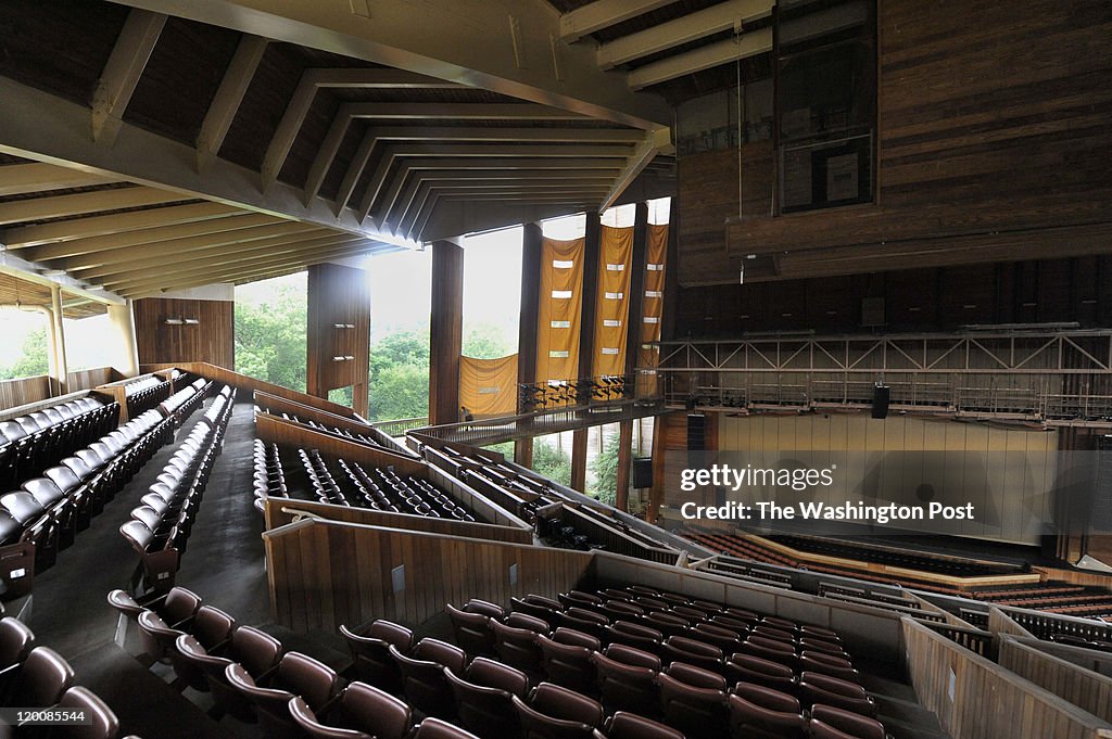 VIENNA, VA JULY 22, A view inside Wolf Trap's Filene Center before