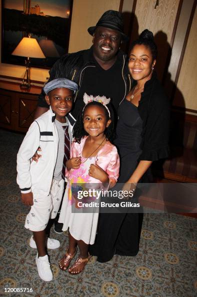 Croix Alexander Kyles, Lucky Rose Kyles, Father Cedric The... News Photo - Getty Images