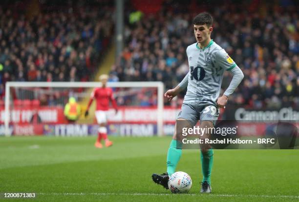 John Buckley of Blackburn Rovers during the Sky Bet Championship match between Charlton Athletic and Blackburn Rovers at The Valley on February 15,...