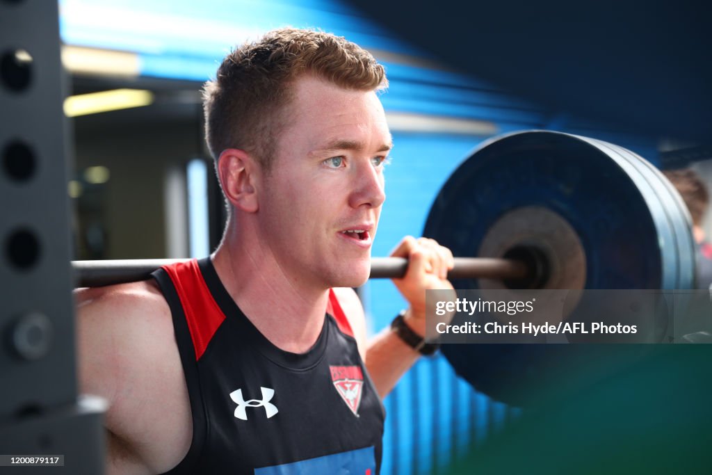 Essendon Bombers Pre-Season Training Session