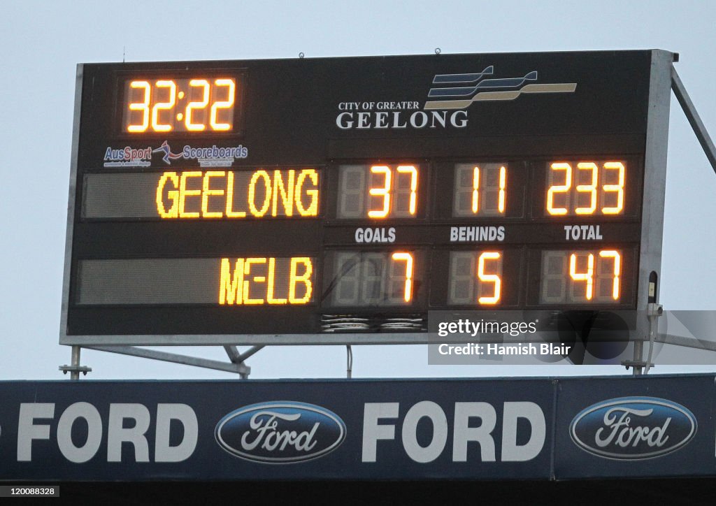 AFL Rd 19 - Geelong v Melbourne