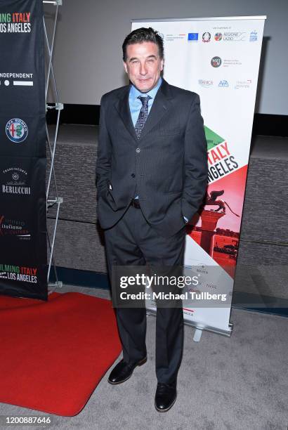 Actor William Baldwin attends 2020 Filming Italy at Harmony Gold Theatre on January 20, 2020 in Los Angeles, California.