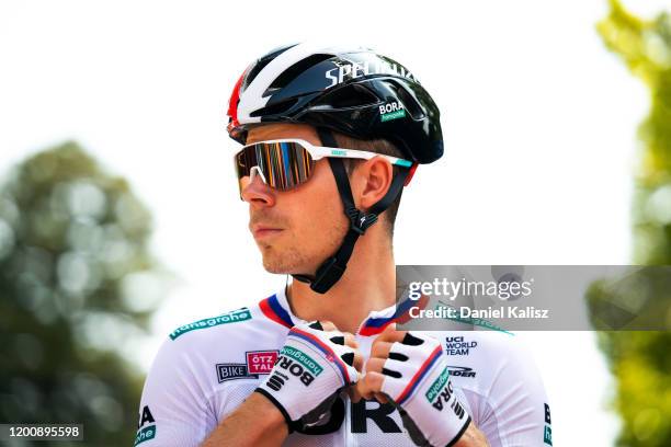 Start / Juraj Sagan of Slovakia and Team BORA-Hansgrohe / during the 22nd Santos Tour Down Under 2020 - Stage 1 a 150km stage from Tanunda to Tanunda...