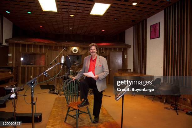 Portrait of Rick Hall, founder of FAME Recording Studios, in his studio, Muscle Shoals, Alabama, 2010.