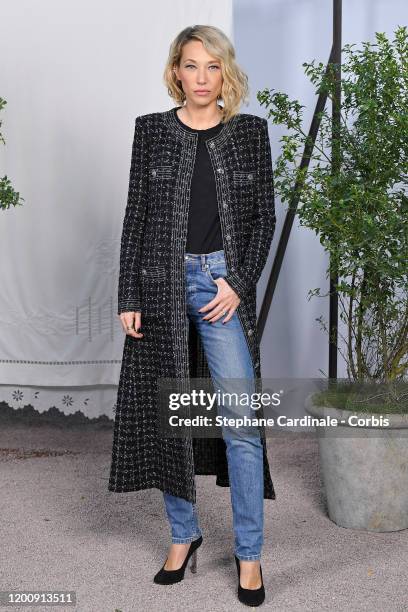 Laura Smet attends the Chanel Haute Couture Spring/Summer 2020 show as part of Paris Fashion Week at Grand Palais on January 21, 2020 in Paris,...