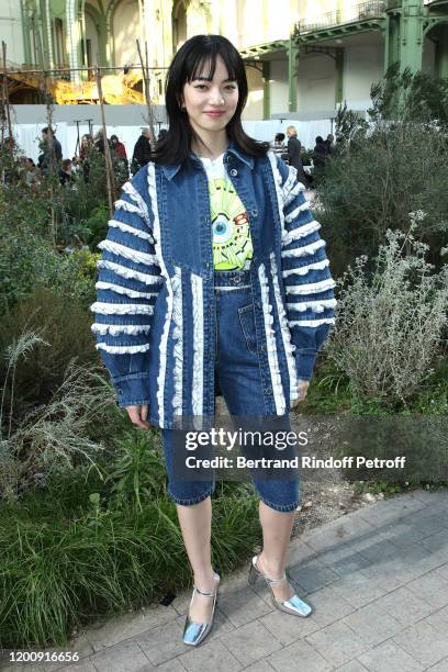 Nana Komatsu attends the Chanel Haute Couture Spring/Summer 2020 show as part of Paris Fashion Week on January 21, 2020 in Paris, France.