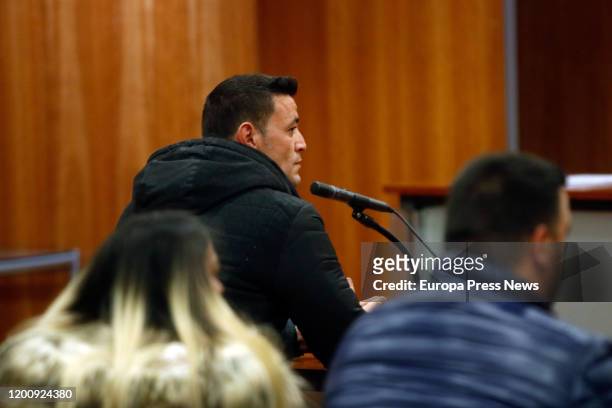 The property owner of Totalan, David Serrano, is seen arriving at the Malaga City of Justice where the oral hearing is taking place on January 21,...