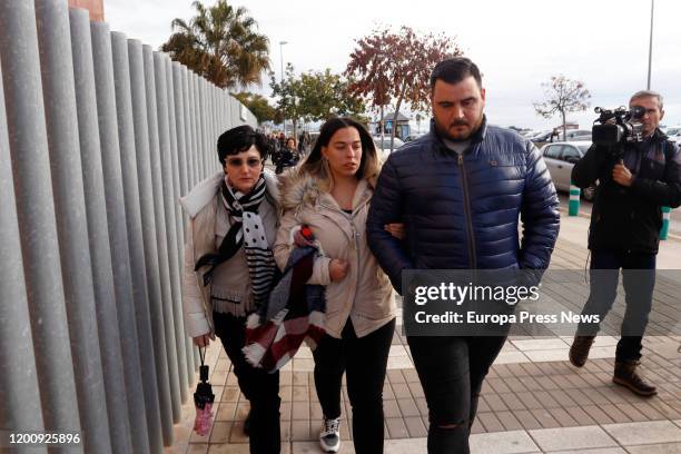 Julen Rosello´s parents, Victoria Garcia and Jose Rosello , are seen leaving Malaga City of Jusitice after the oral hearing against the property...