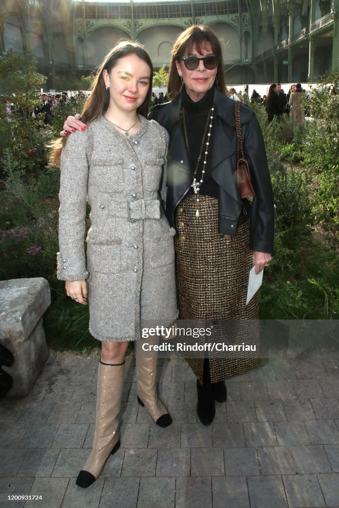 Chanel: Front Row - Paris Fashion Week - Haute Couture Spring/Summer 2020