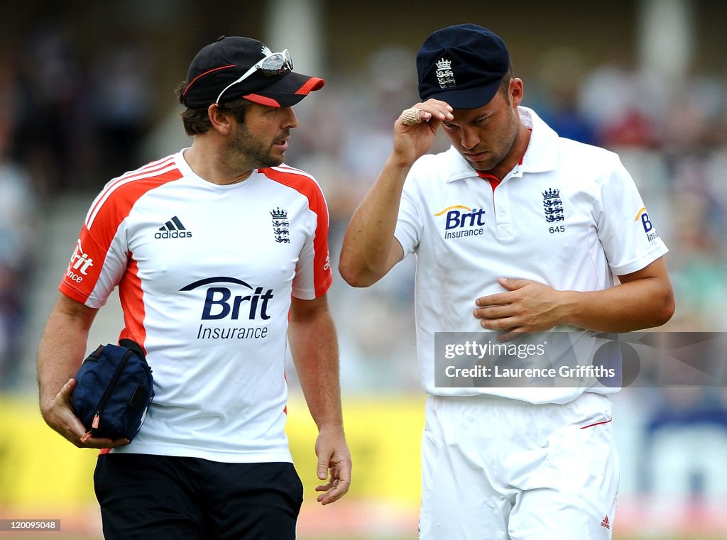England v India: 2nd npower Test - Day Two