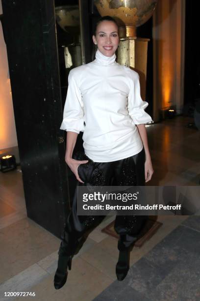 Linda Hardy attends the Stephane Rolland Haute Couture Spring/Summer 2020 show as part of Paris Fashion Week on January 21, 2020 in Paris, France.