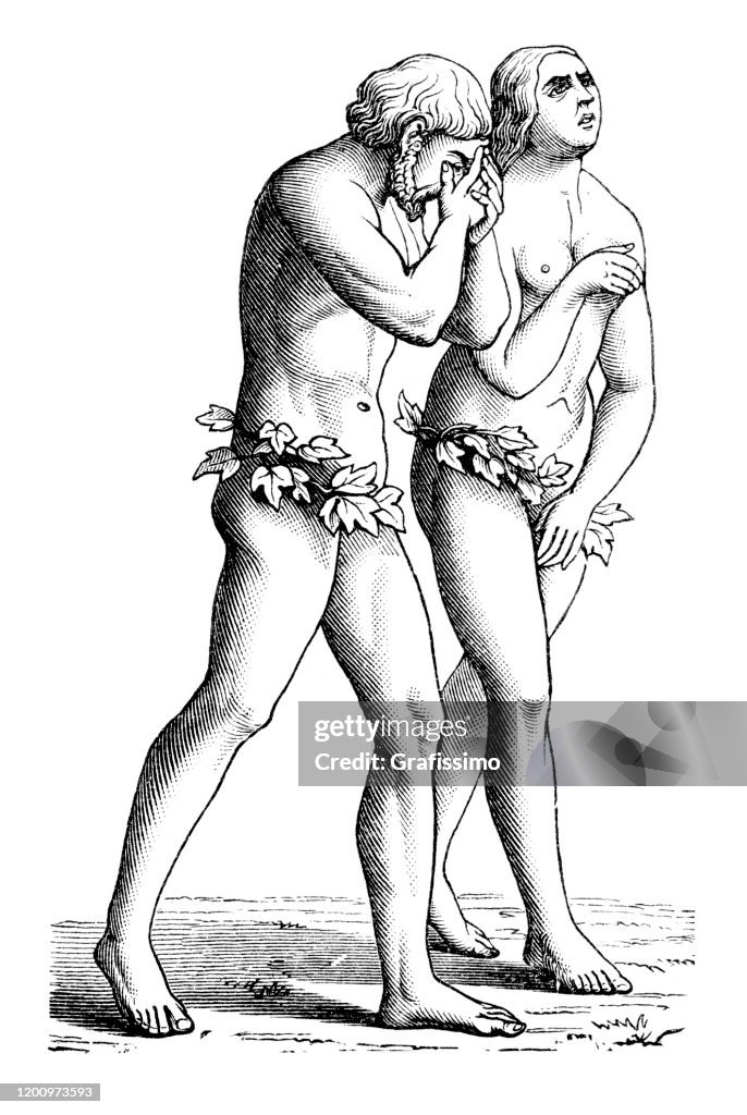 Adam and Eve expulsed from garden Eden