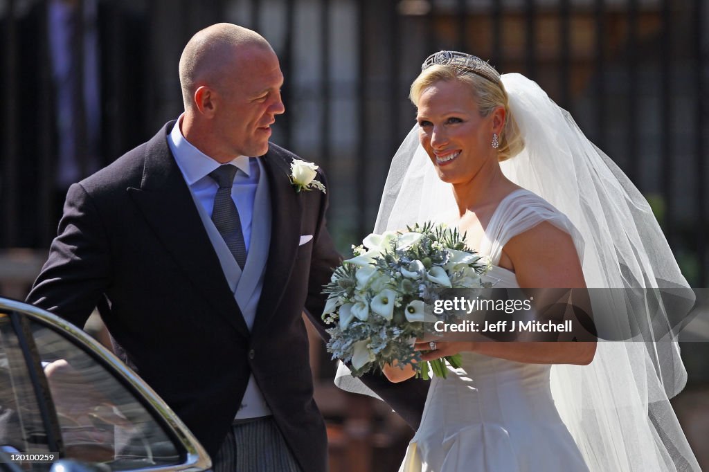 Zara Phillips Marries Mike Tindall In Edinburgh