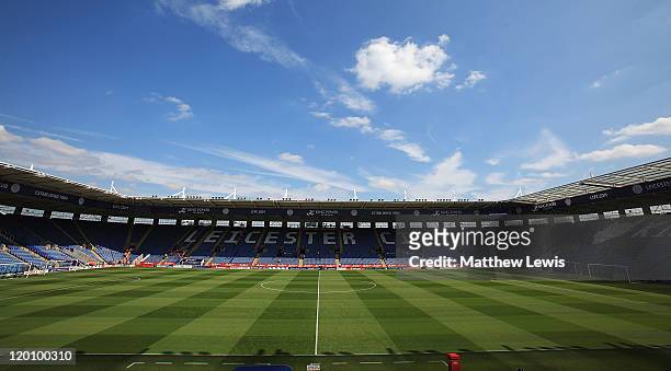 General view of the King Power Stadium on July 30, 2011 in Leicester, England.