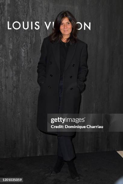 Emmanuelle Alt attends the Louis Vuitton's Jewelry Launch as part of Paris Fashion Week on January 21, 2020 in Paris, France.