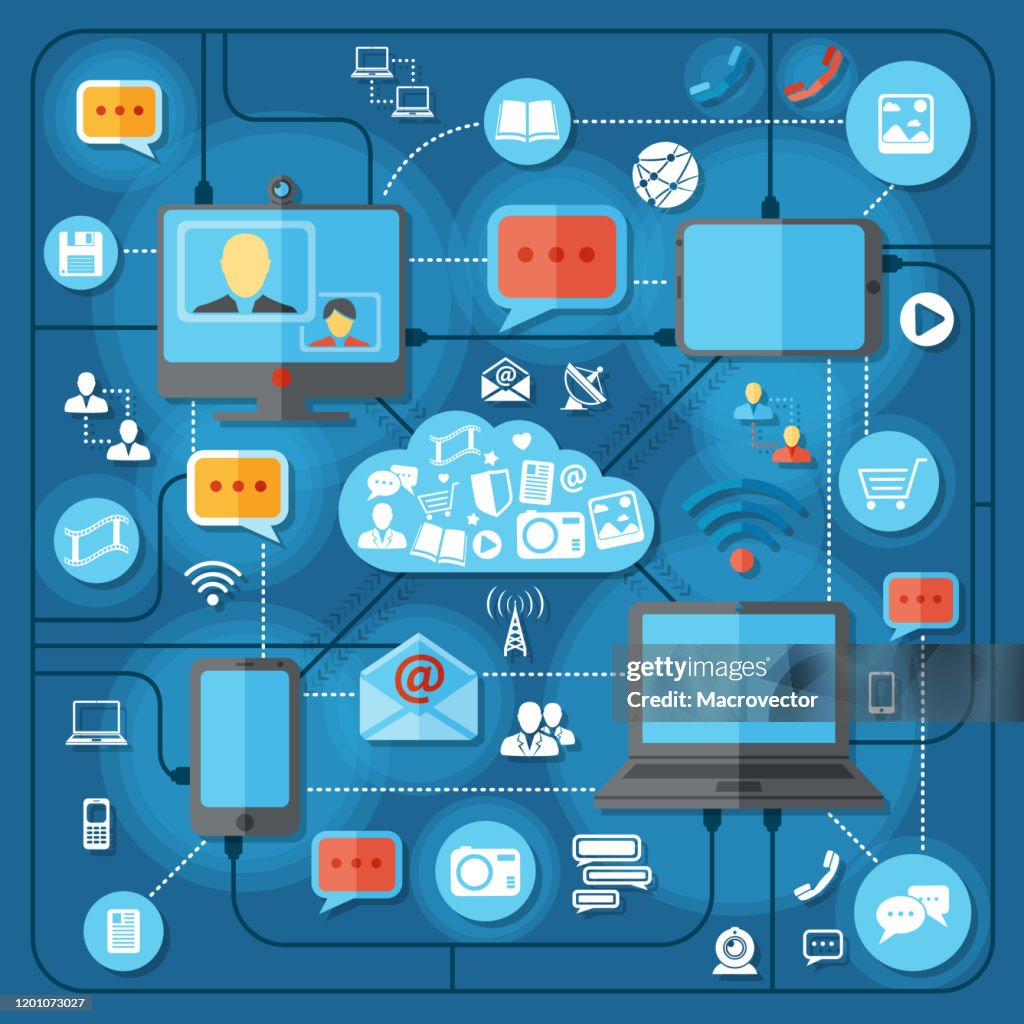 Commuinciation Images Communication Concept High-Res Vector Graphic - Getty Images