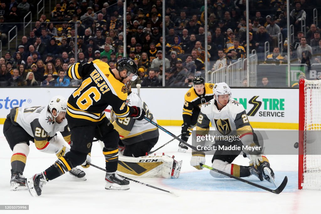 Vegas Golden Knights v Boston Bruins